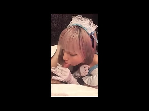 ❤️ Ídolo japonês [mayuka], roupa de empregada francesa, parte 1, broche e masturbação com loção Sexo vídeo em nós